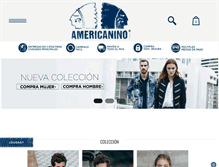 Tablet Screenshot of americanino.com
